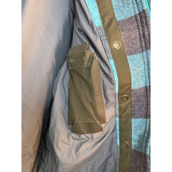 Rare Victorinox Mens Coat Medium Wool Blend Plaid Blue RD10715 - Picture 14 of 16